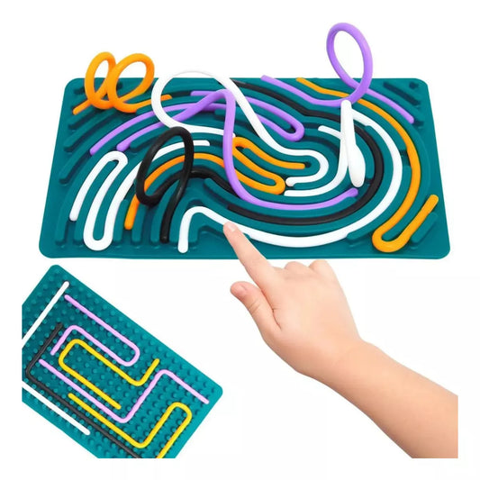 Tablero de Actividades Sensoriales Montessori para Niños