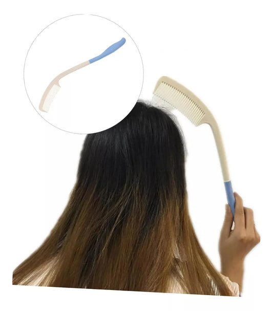 Peine y Cepillo de Pelo con Mango Largo Ayuda Técnica