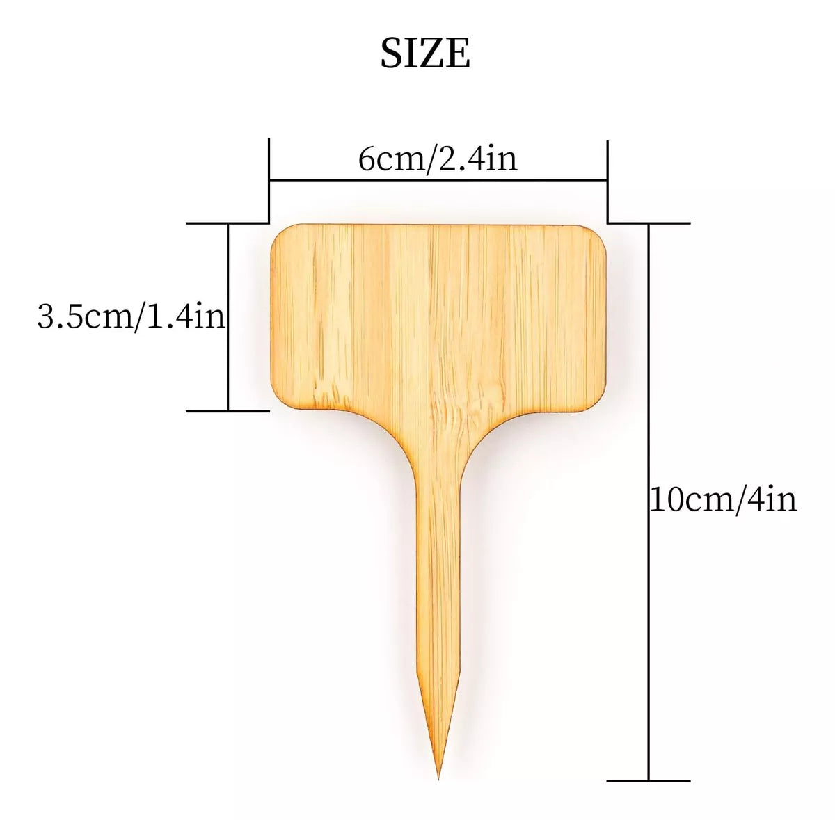 Letreros Madera Para Huerto Jardinera Carteles Tag [10 Uds]