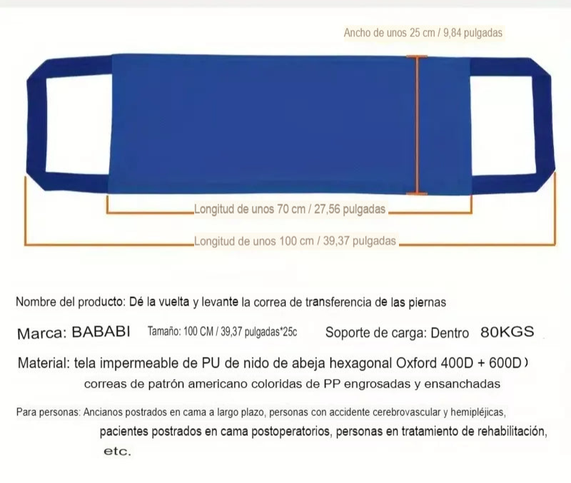Cinturón de Elevación y Transferencia